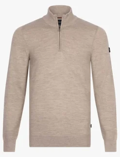 Merino Half Zip Trui