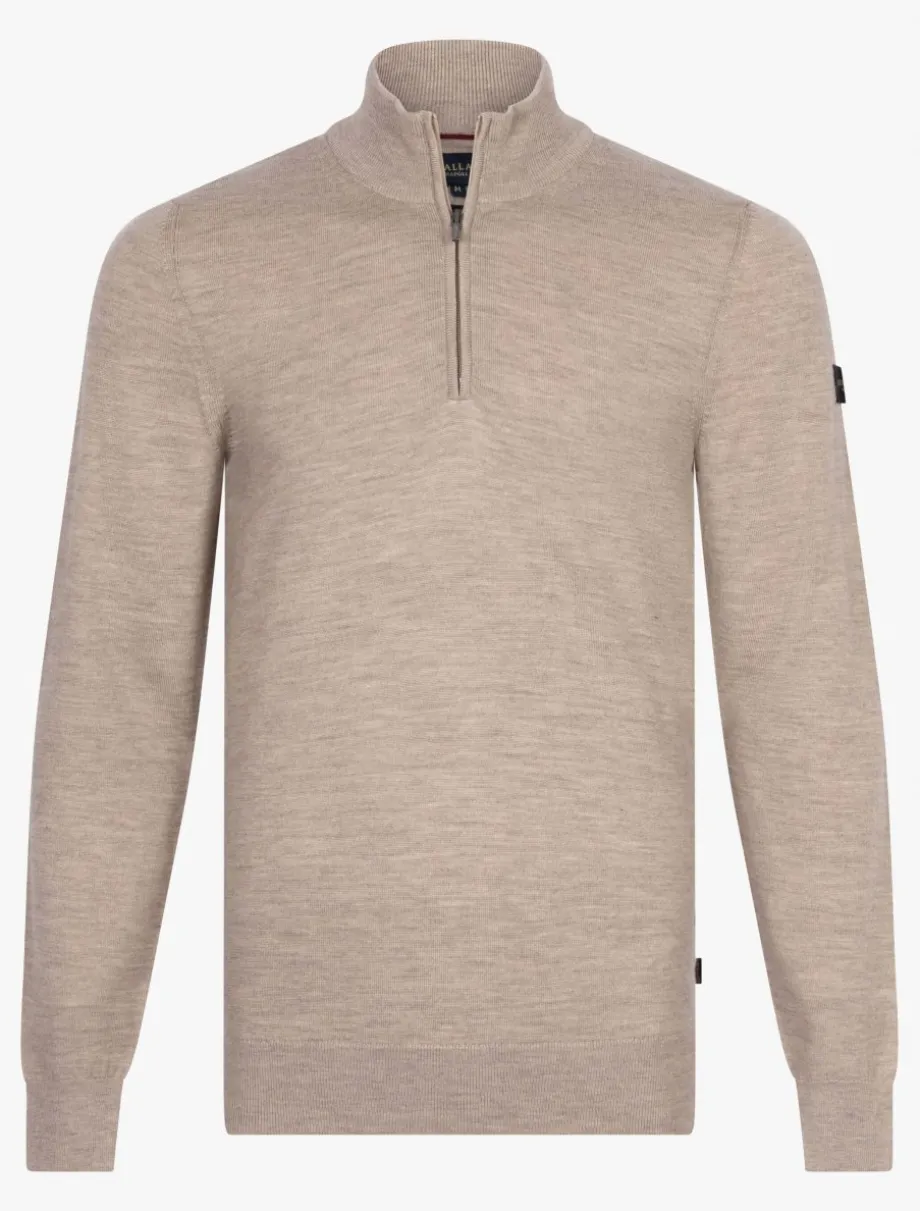 Merino Half Zip Trui