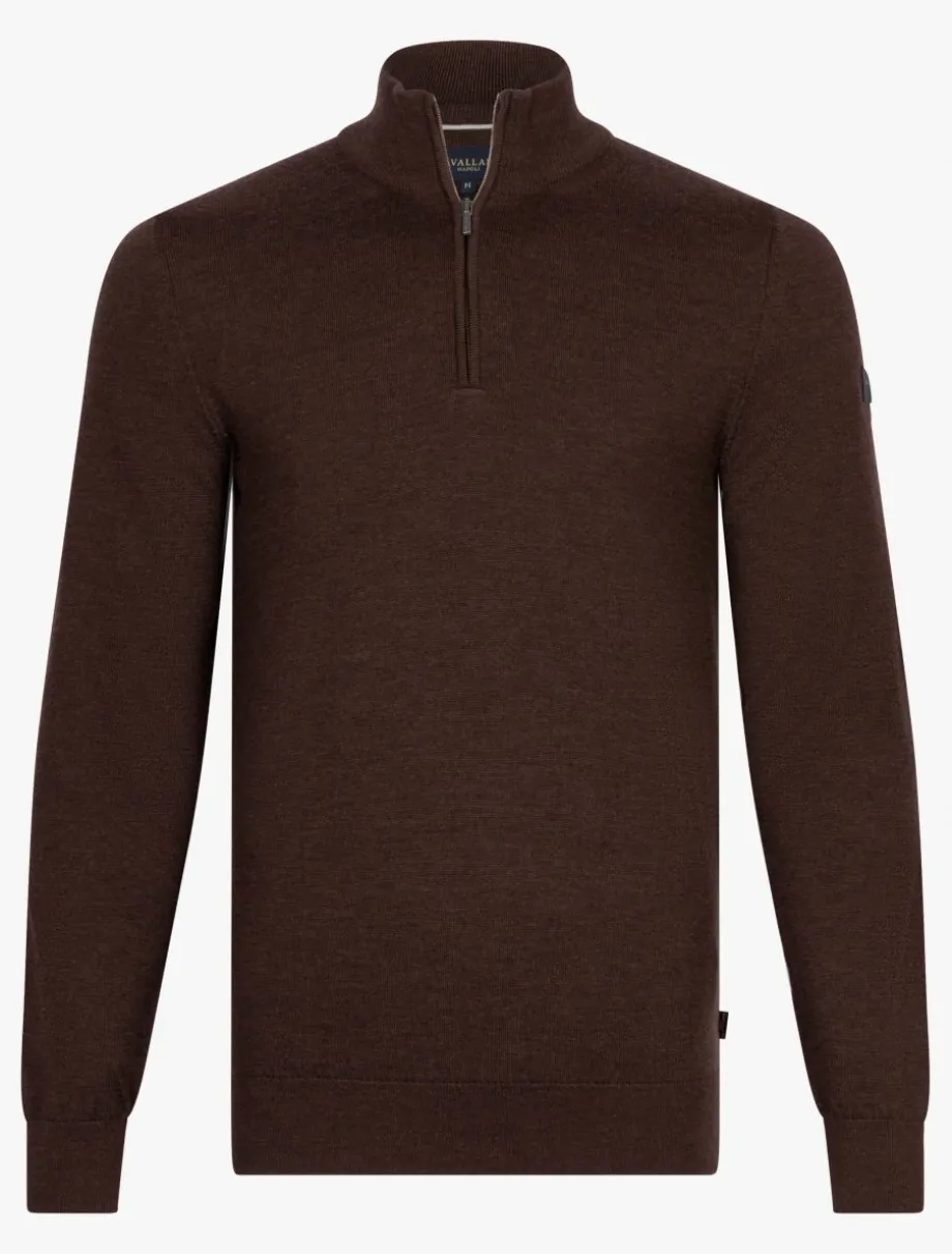 Merino Half Zip Trui