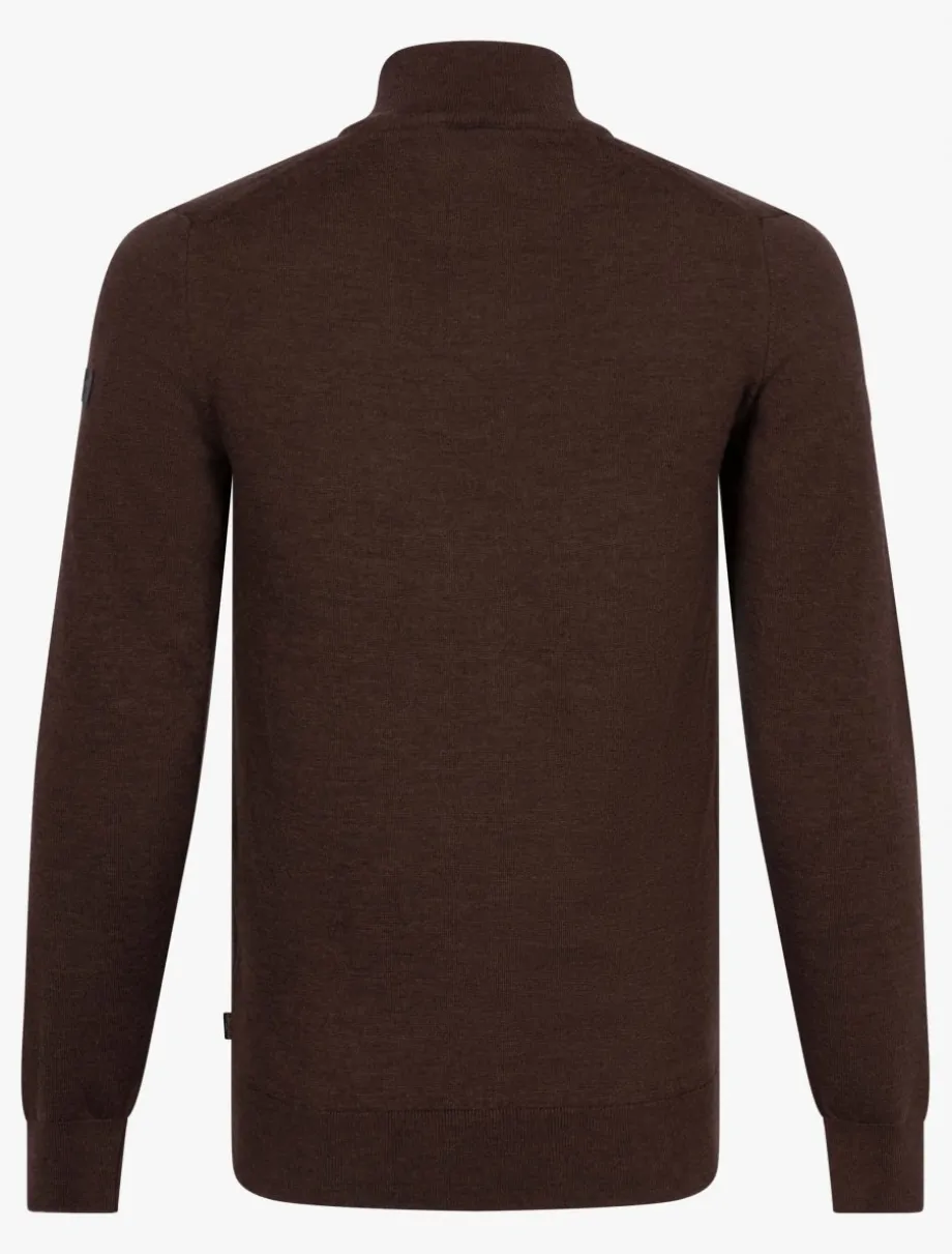 Merino Half Zip Trui
