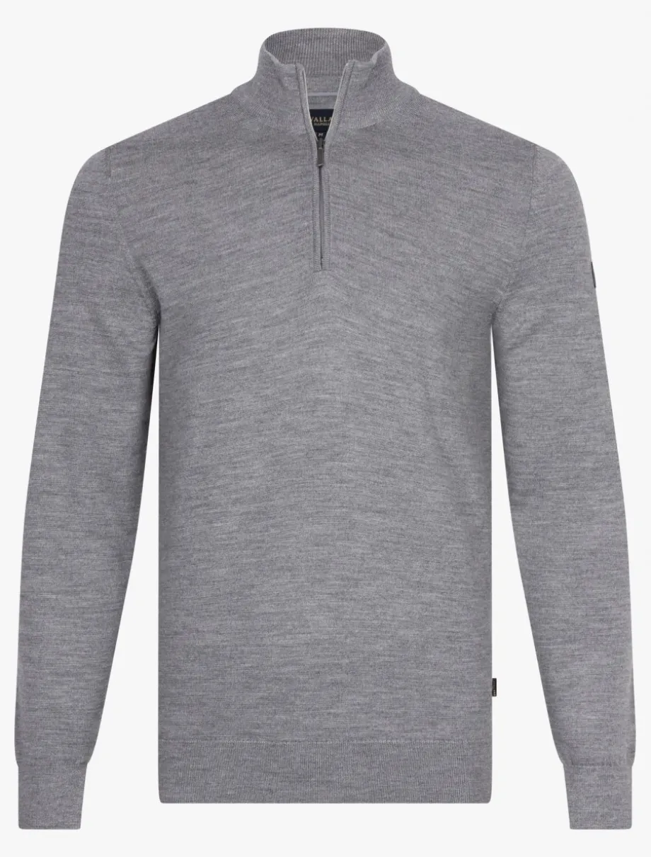 Merino Half Zip Trui