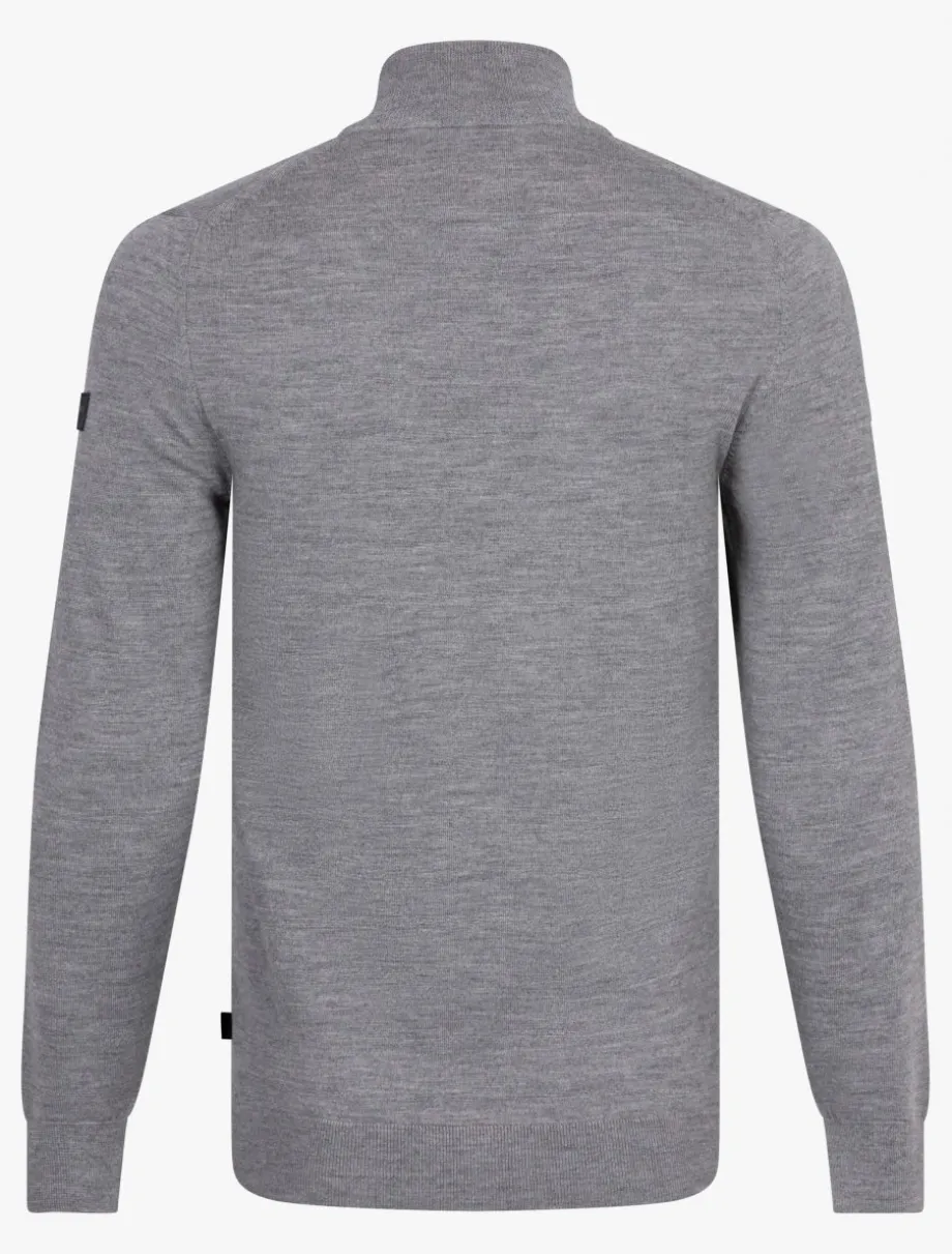 Merino Half Zip Trui
