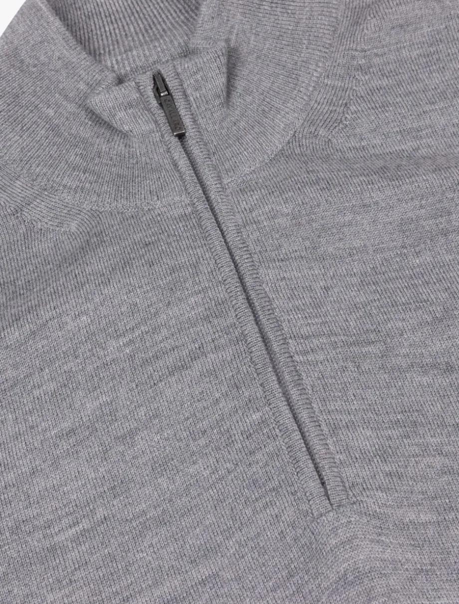 Merino Half Zip Trui