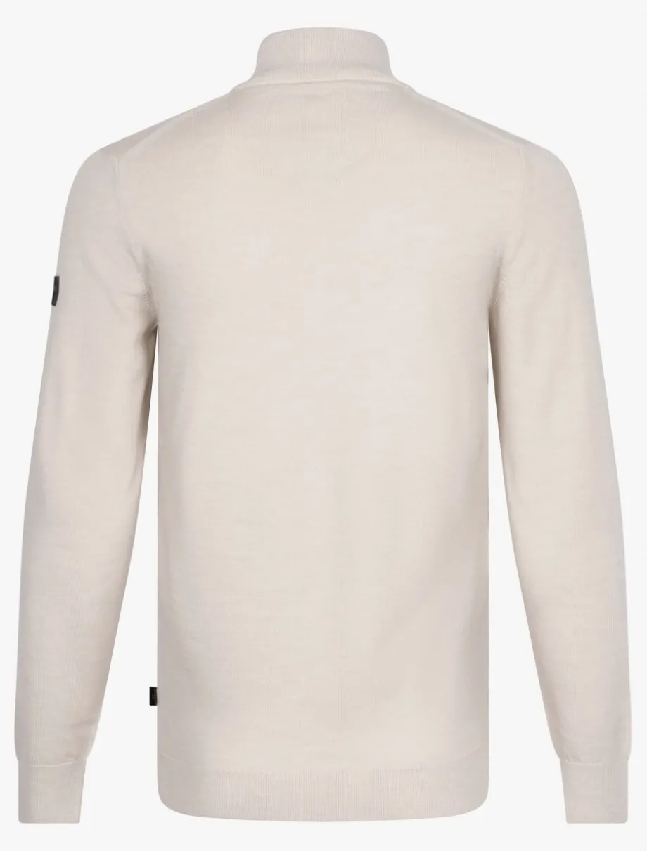 Merino Half Zip Trui