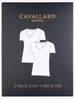 V-Neck Low 2-Pack Ondershirts